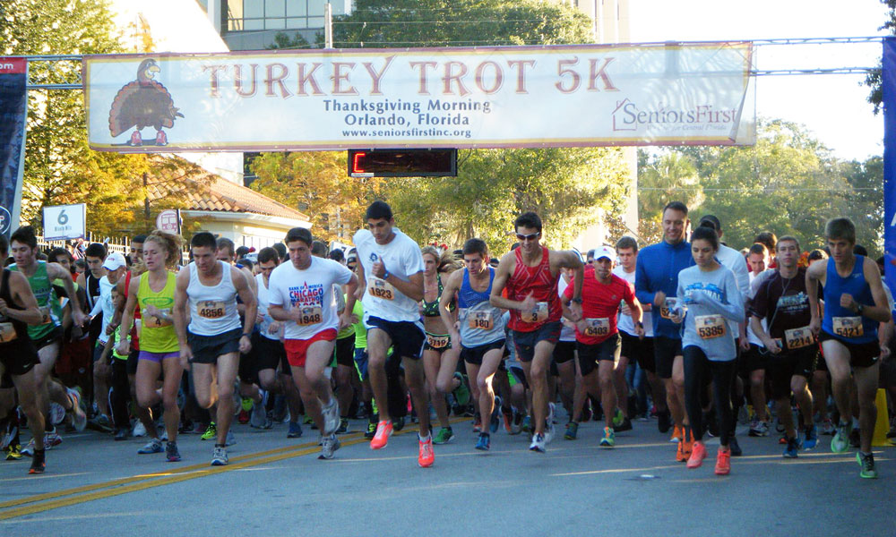 Seniors First's Turkey Trot 5K Today's Orlando