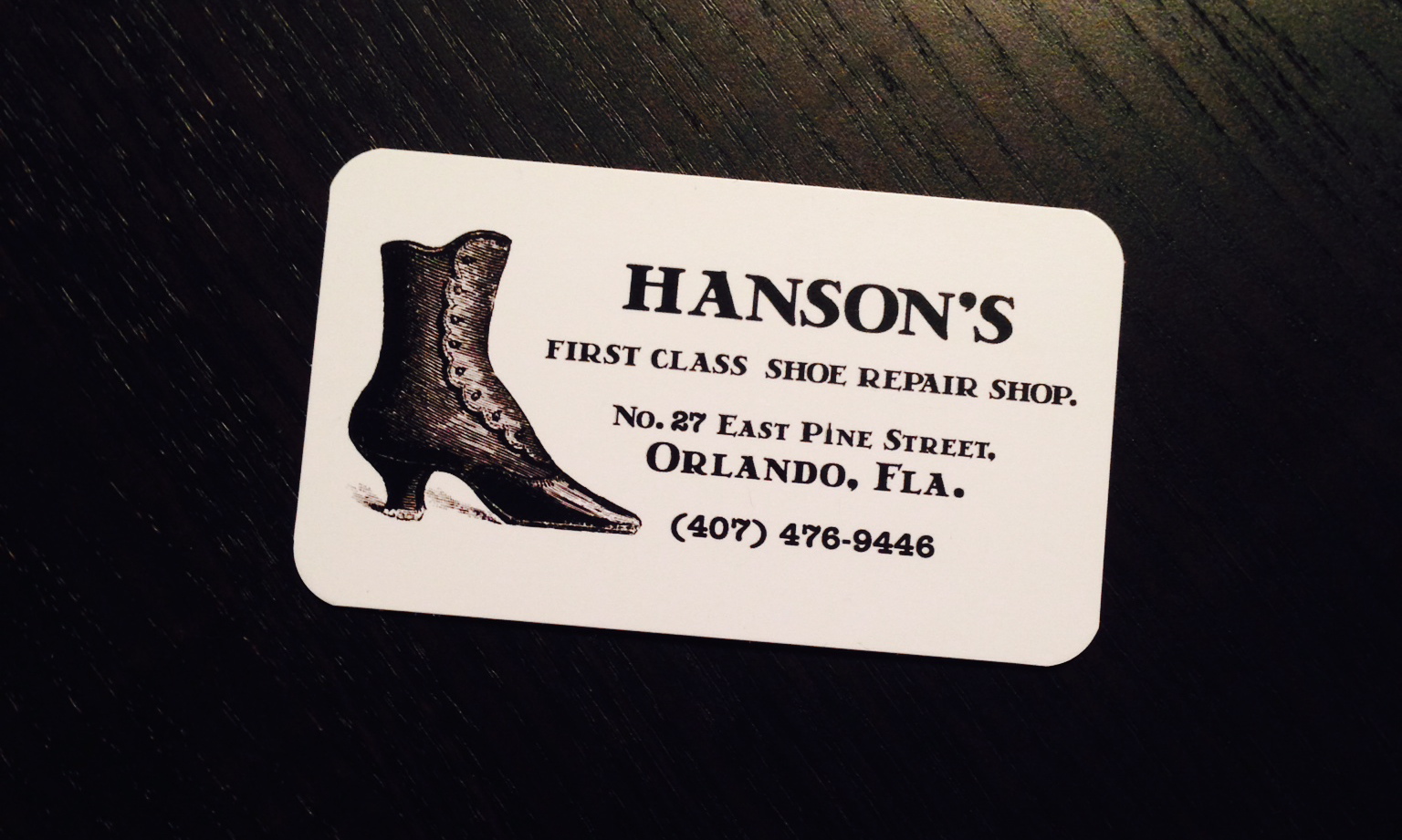 Hanson's Shoe Repair Today's Orlando