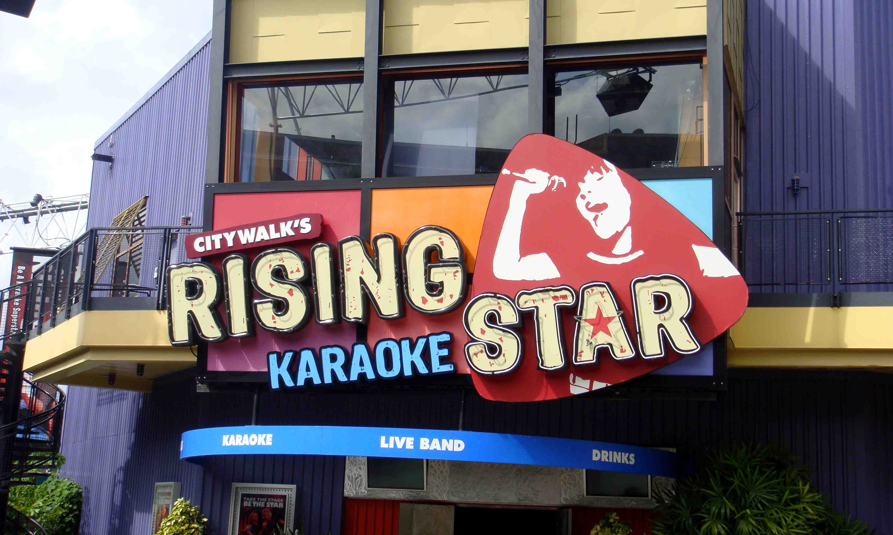 City Walk S Rising Star Karaoke, Orlando, Florida Editorial Image