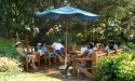 Call ahead to reserve a patio for your group.
