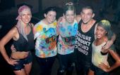 Meet DRIP dancers after the show ... when you're all covered in water and paint.