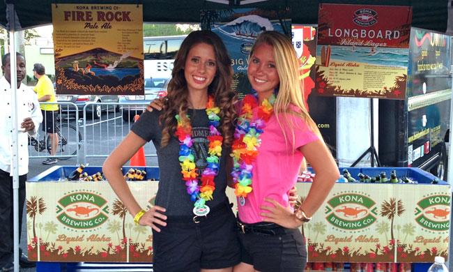 Kona Brewing Co. represents at The Plaza Live's craft beer festival. Kona Brewing Co. represents at The Plaza Live's craft beer festival.
