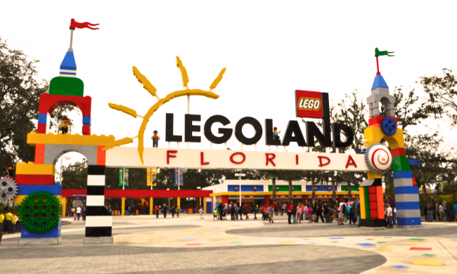 The LEGOLAND entrance just outside of Orlando, Florida. The LEGOLAND entrance just outside of Orlando, Florida.