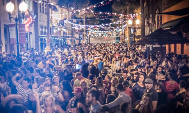 Wall Street Plaza celebrates Cinco de Mayo like no other place in Orlando.