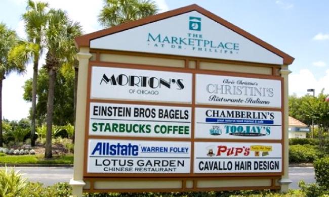 The Marketplace at Dr. Phillips has a great selection of stores and restaurants.