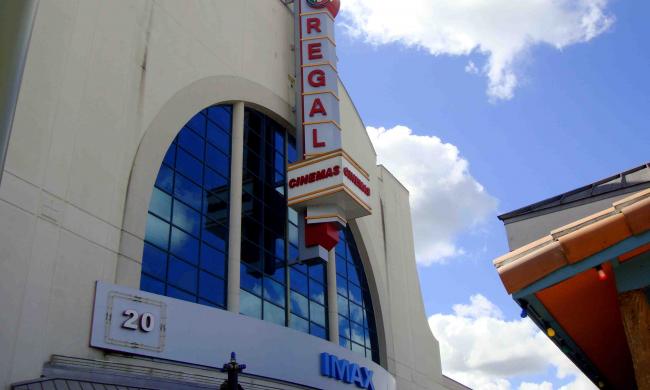 Regal is located at Pointe Orlando on International Drive. Regal is located at Pointe Orlando on International Drive.