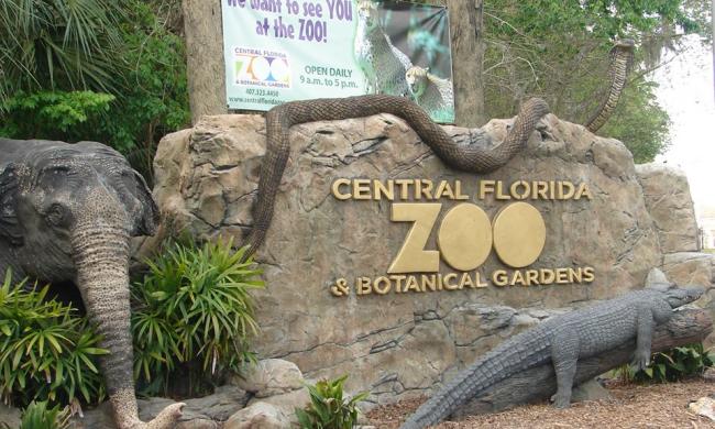 The Central Florida Zoo & Botanical Gardens is located in Sanford.