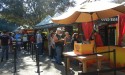 The sweet smell of BBQ lured many to the food tents. At least, I'm pretty sure that was BBQ.