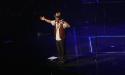 Bruno Mars greets the sold-out crowd at the Amway Center.