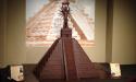 The museum has sculptures made from solid chocolate. This one weighs 300 pounds!