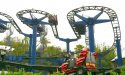 Ride in life-sized LEGO Technic vehicles on the Project X roller coaster.