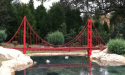 Miniland USA's Golden Gate Bridge replica (minus the fog).