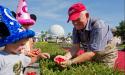 Families love the Cranberry Bog in Future World sponsored by Ocean Spray!