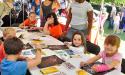 Art workshop events are open to children ages 5 and up throughout the festival.