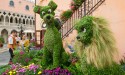 Disney-themed topiaries can be found all around Epcot during the Flower and Garden Festival.