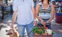 Pets are welcome to join families at the Orlando Farmer's Market.