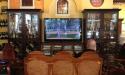 Corona Cigar Diamond Crown Lounge offers a comfortable atmosphere for catching a game.
