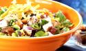 A healthier food option, the Southwest Salad. 