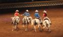 No horse show would be complete without a tribute to American cowboys and cowgirls.