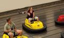 Whirly ball and bumper cars, a fun combination.