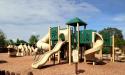 Young dino lovers can also enjoy some playground time.