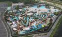 View of water park