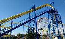 Fun Spot America has two roller coasters.