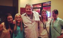 Tom Wilson poses for photos after his stand-up routine at The Orlando Improv Comedy Theater & Restaurant